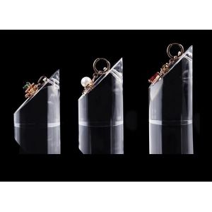 Elegant Acrylic Display Stands Anti Corrosive Plexiglass Cosmetic Ring Stand