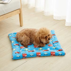 Polar Fleece Dog Fluffy Blanket Breathable Soft Puppy Print Blanket