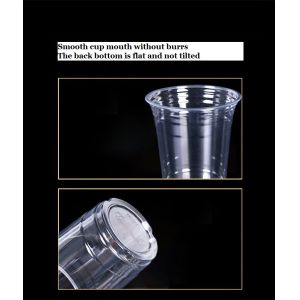 PLA Clear Cups φ90mm 16oz Compostable Cups Environmental Friendly