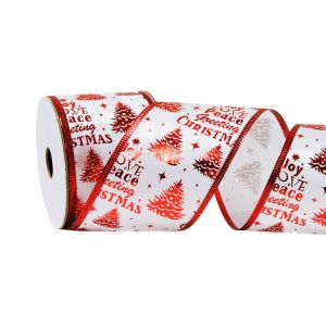 Quality 2020 Hot sale silk ribbon with logo happy birthday ribbon fabric ribbon for sale