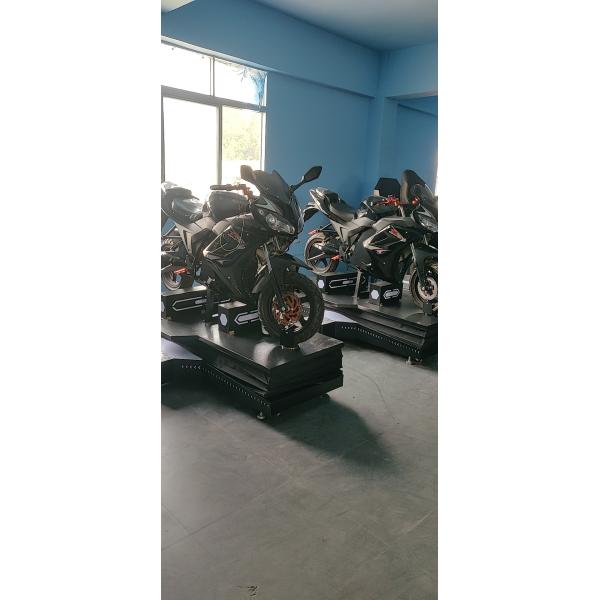 Motorbike VR Arcade Machine 180w Land Driving Platform coin operated