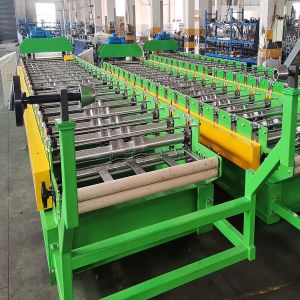 380V 50Hz Roof Sheet Making Machine Panel Roll Forming