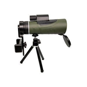 Quality High Power 12X50 Monocular Telescope With Smartphone Holder And Tripod for sale