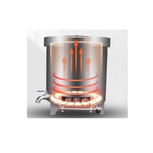 Customized Restaurant Cooking Pot 80L Big Pots 7.5KW Processing