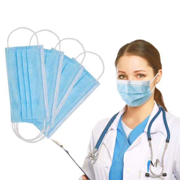 Buy Breathable 3 Layers Elastic Earloop Disposable Medical Face Mask at wholesale prices