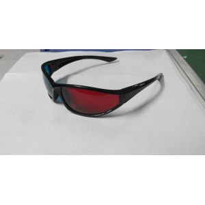 Eco-Friendly Plastic Red Cyan 3D Glasses Polarized For Look 3d Movie