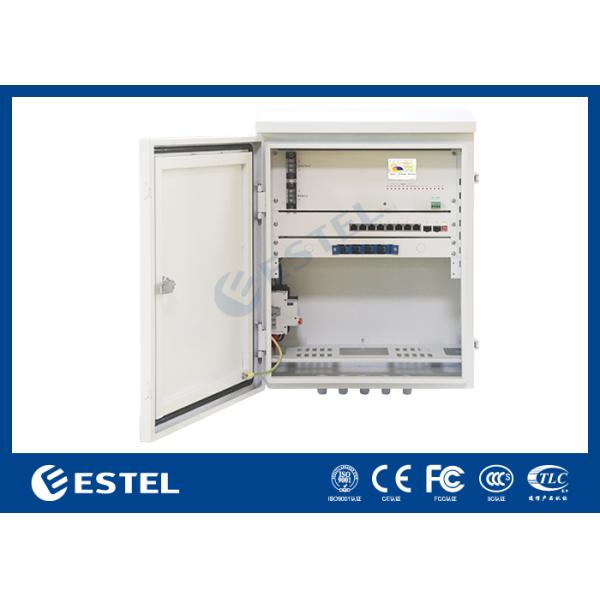 Outdoor Power Supply Enclosure With Fan Pole Mounted Cabinet Model ETDBU2082SGPE