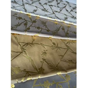 Upholstery Velvet Curtain Fabric Foil Holland Velvet Fabric Bronzing Printing