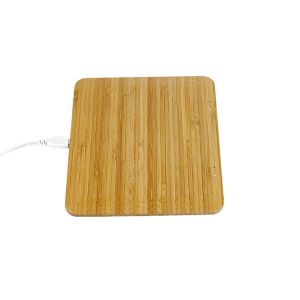 Wooden wireless charger for all QI enabled device power bank