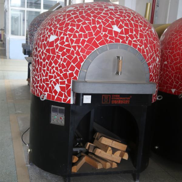 Buy Round Industrial Restaurant Wood Fire Pizza Oven 1200mm / 1400mm / 1600mm at wholesale prices