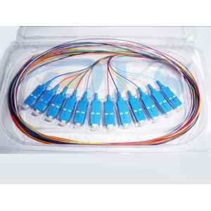 LC / UPC Optical Fiber Patch Cord 12 Core Pigtail For Access Network