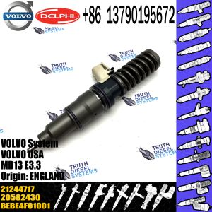 China Direct Sale Diesel Fuel Injector 21244717 21106375 BEBE4F04001 For VOL MD13 USO7 on sale