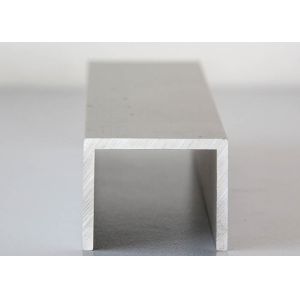 China Silver Anodized Aluminium Channel Extrusions , Architectural Aluminum Channel on sale