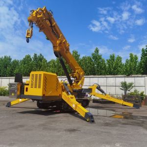 5 Ton 16.8m Spider Aerial Lift Narrow Space Heavy Lifting Crane Spider With