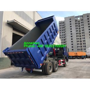 Blue 20M3 40T LHD Heavy Duty Dump Truck Front Lifting