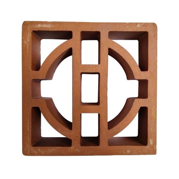 1100N Resistance To Compression Durable Fire Bricks For Breeze Cement Brick Fence Design