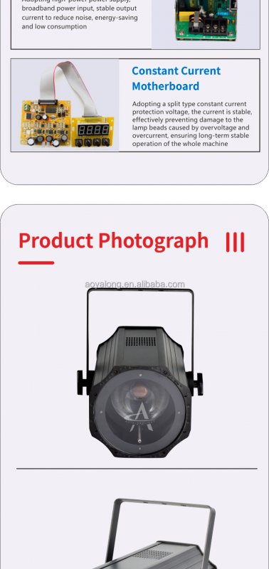 200W COB Focusing Surface Spotlight Lamp Wedding Performance Supplementary Lighting Equipment Stage Performance Highlight