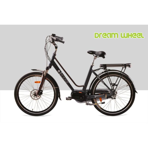 28km/H Electric Urban Bikes 36V 350W Middle Gear Motor Aluminum Frame