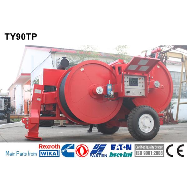 Buy TY90TP Max Pull 90kN Hydraulic Cable Stringing Puller Tensioner Machine at wholesale prices