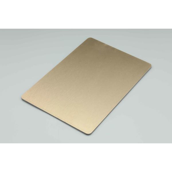 Waterproof Copper Brushed Aluminum Composite Panel 0.4CM 8x4 Aluminium Composite