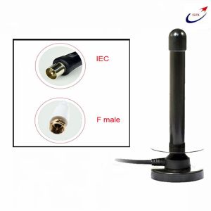 Indoor Black Digital TV HDTV Antenna for Freeview TV and DAB Radio