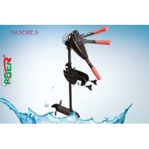 12 Volt Electric Trolling Motor Tilt Telescoping Tiller 54LBS