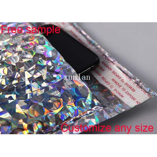 Holographic Bubble Wrap Mailer Wholesale Metallic Bubble Mailer with High