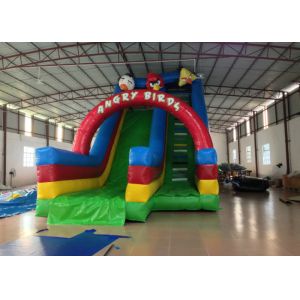 Inflatable Crazy Bird Toddler Water Slide , Attractive Jumping Castle Water