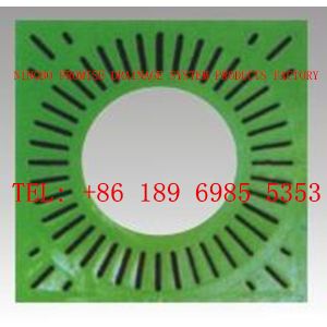 Quality 1000x1000x30 Tree Guard Frame Covers FRP Tree Gratings for sale