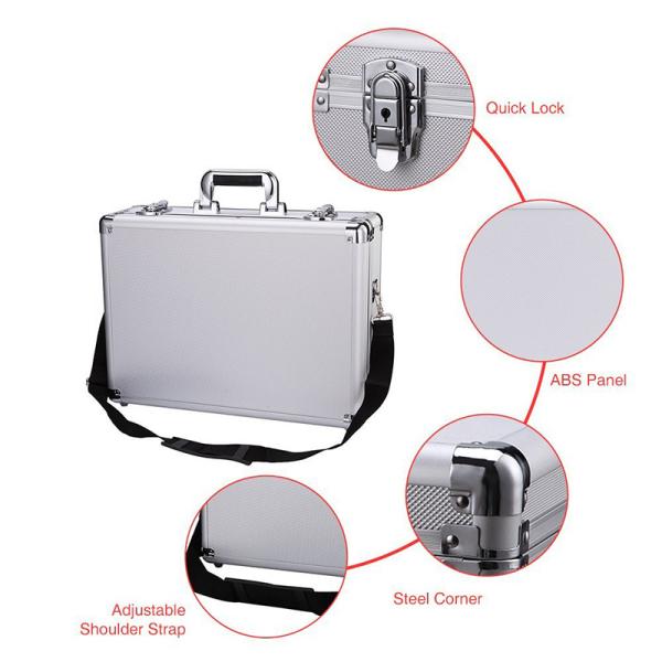 Buy Small aluminium flight case with tool compartments and dividers at wholesale prices