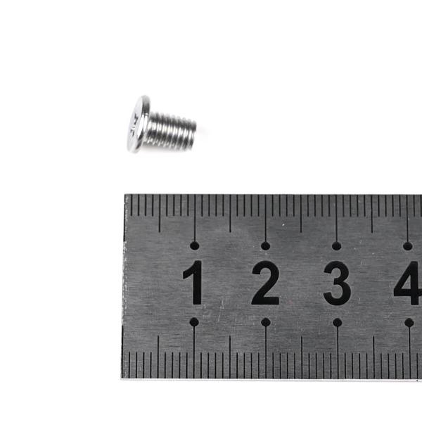 100% QC Tested Stainless Steel Flat Phillips M5 X 8mm Machine Screws for Commodity Shelf