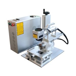 CE Approved Metal 50W Fiber Laser Marking Machine Strong Dustproof