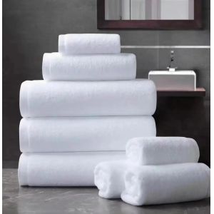 Customized white hotel exclusively for 100% cotton absorbent thickened bath