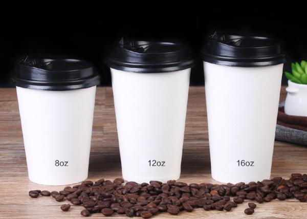 Buy Insulated Recycled Paper Coffee Cups With Food Grade Polyethylene Lamination at wholesale prices