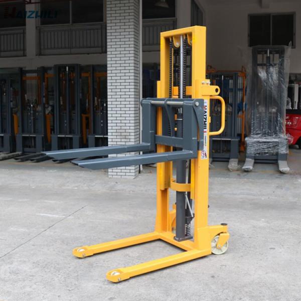 Buy 2 Ton 2.5 Meter Manual Forklift Stacker Easy Push Smooth Operation Durable at wholesale prices
