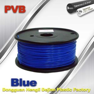 Quality 3d Printer Metal Filament , Blue Polishing PVB Fiament 1.75mm for sale