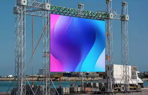 Rental Commercial Advertising Screen P8 Indoor Full-Color LED Display, Long Life