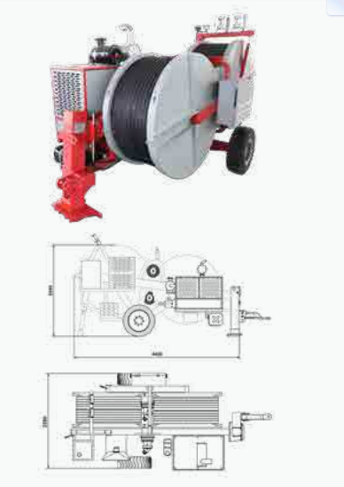 GL2x50 Transmission Power Line Intermittent 10Ton Stringing Equipment