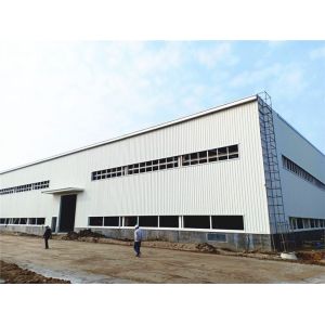 Commercial Steel Frame Storage Shed With Mezzanine