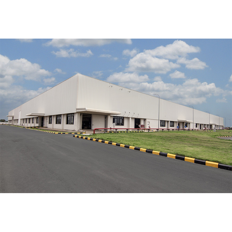 Customized Steel Structure Warehouse with Ball Blasting and Tekla Structures