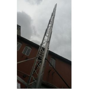 Lightweight 160 Degree 2 Axial Telescopic Aerial Mast