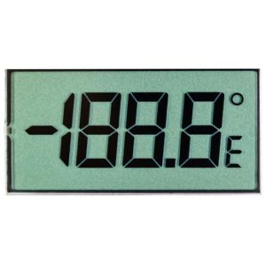 OEM ODM Electronic Balance Reflective 7 Segment LCD Display VDD 2.9V