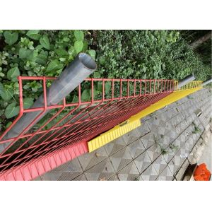 Pvc Coating 2.2m Temporary Edge Protection Barriers Lightweight