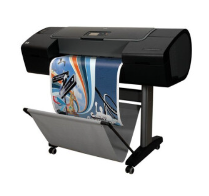 2'' Core 24'' x 150' Bright White Coated Bond Paper Roll 24lb for Color Poster Printing 