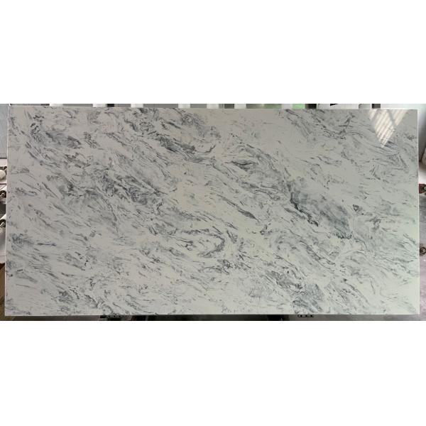 Buy Faux Stone Siding Panels Grey Quartz Slab Bathroom Vanity Tops at wholesale prices