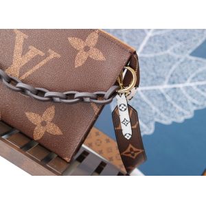 M47547 Wash Bag Monogram Carvas And Genunie Leather Luxury Chain Bag Make Up