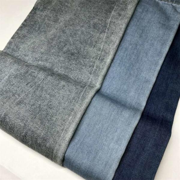 Buy Super Soft Yarn Lyocell 7 Oz Denim Fabric For Shirt Making at wholesale prices