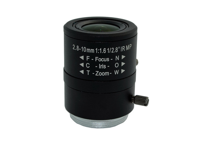 Quality 1/2.8&quot; 2.8-10mm F1.6 4Megapixel Manual/DC Auto IRIS CS Mount IR Vari-focal Lens for sale