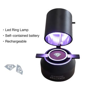 Aluminum Made Internal Battery Gemstone Diamonds Brilliance Viewer