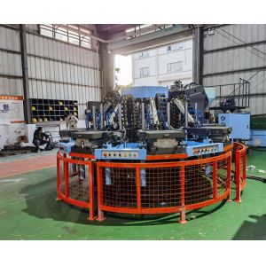 Full Automatic Shoe Sole Making Machine 8 Station Rotary Sole Injection Molding